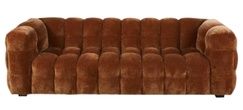 Canapé nuage en velours bronze